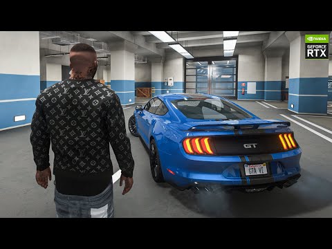 GTA 6 Graphics - 2022 Ford Mustang GT BRUTAL Sound 🔥 RTX™ 3090 Ti Maxed-Out Ray-Tracing Graphics Mod