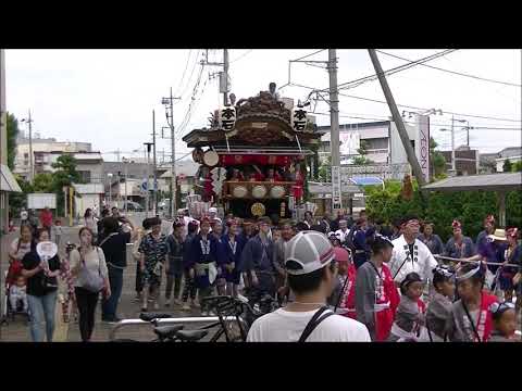 熊谷うちわ祭　２０１９年　本石区巡行