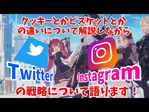 Twitter,インスタの戦略について+ビスケット,クッキー,サブレ,クラッカーの違い