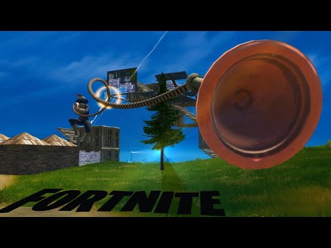 ミシックミニガンの超高レート vs グラップラーの立体起動移動【FORTNITE】