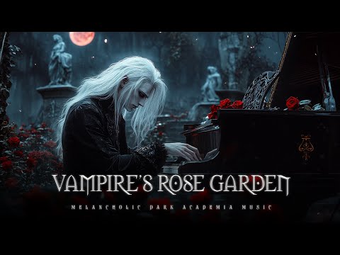 Melancholic Piano & Violin in a Vampire’s Rose Garden on a Winter Night | Dark Academia Music