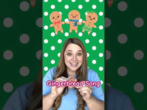 FUN GINGERBREAD Song with Motions  #kidssongs #toddlersongs