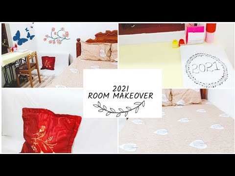 How to makeover your room for 2021/ study table organization / Simple makeover in malayalam