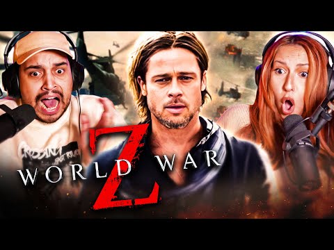 WORLD WAR Z (2013) MOVIE REACTION - HAD US JUMPING OUT OF OUR SEATS! - FIRST TIME WATCHING - REVIEW