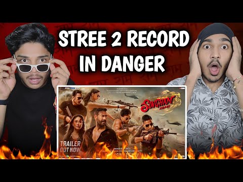 Singham Again Trailer Reaction | Ajay Devgn | Deepika Padukone | Rohit Shetty & Akshay Kumar