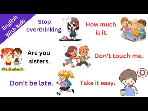 Speak English With Kids | Spoken English for kids | Daily use English sentences