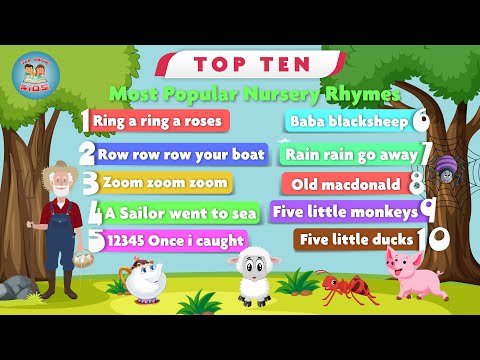 Top 10 TEN Most Popular Nursery Rhymes for Kids - Nursery Rhymes and Kids Songs