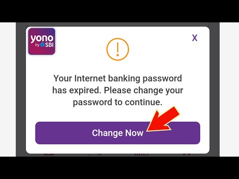 Your Internet banking password has expired | Please change your password to continue YONO SBI