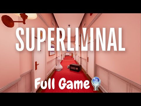 Superliminal (FULL Game & Platinum) This game is wild..