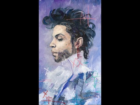 Prince Oil Painting Process 💜💜