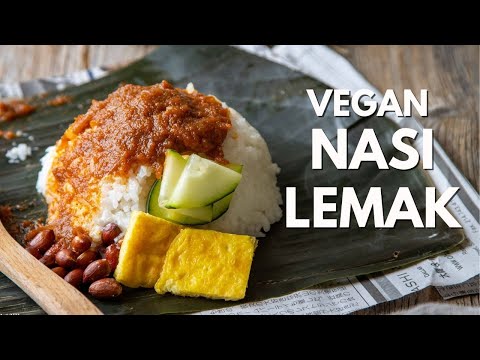 Most authentic vegan Nasi Lemak Bungkus - 椰酱饭