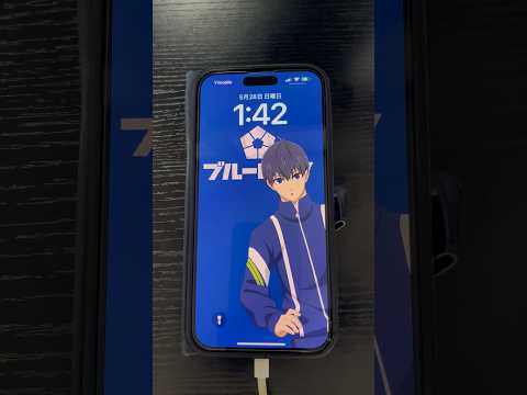 #Shorts 充電開始すると潔世一がお知らせ！#bluelock #smartphone