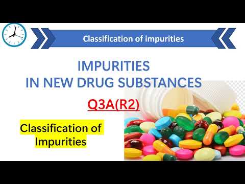 Impurities in new drug substance| ICH Q3A(R2) | Classification of impurities