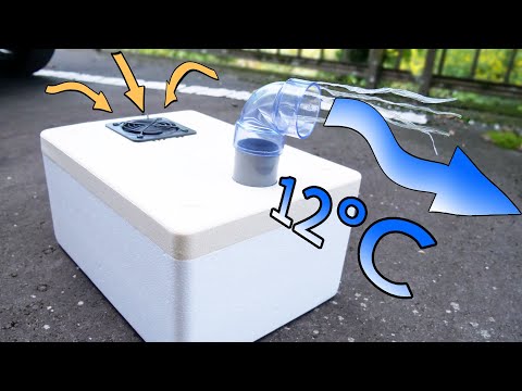 ❄どこでもヒンヤリ❄ミニクーラーの作り方 // How to make a mini cooler