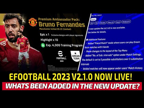 [TTB] EFOOTBALL 2023 V2.1.0 NOW LIVE! - FRIEND LOBBIES, NEW EVENTS, PLAYER PACKS AND MORE!