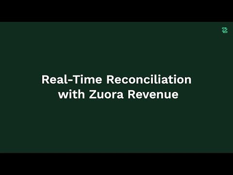 Zuora Revenue Close Process Dashboard Micro Demo