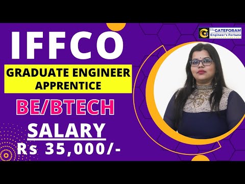 IFFCO RECRUITMENT 2024 || GRAUDATE ENGINEER APPRENTICE || BE/BTECH || ₹ 35,000 /- || FRESHERS