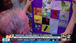 Seniors Helping Seniors With Fidget Quilts