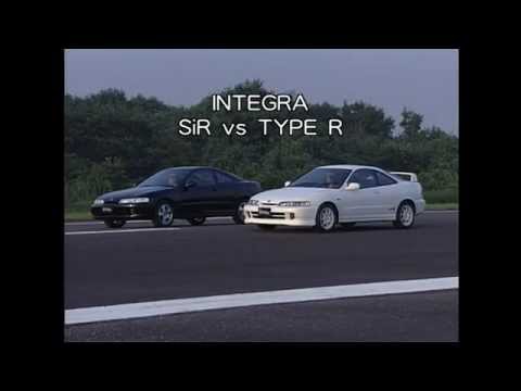 Best Motoring Drag Race Integra SiR (GSR) vs Integra Type R 1/4 mile 0-400m