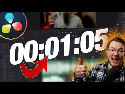 Creating and Customising a Timer in Davinci Resolve 18