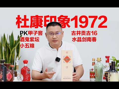 杜康印象1972品鉴对比酒鬼紫坛⧸小五粮⧸古16⧸甲子窖⧸水晶剑