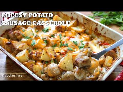 Cheesy Creamy Ranch Potato Sausage Bake - Ultimate Comfort Food