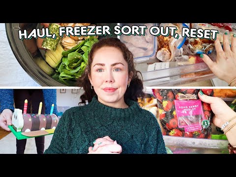 SORT MY FREEZER OUT, Budget Meal Planning, Top Up Aldi Haul, House Tidying | January Reset Day