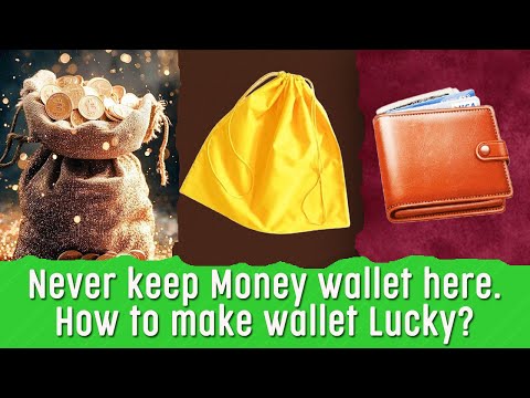 Never keep your wallet here | How to make wallet lucky | Money Luck. Vastu. Feng Shui. Attract money