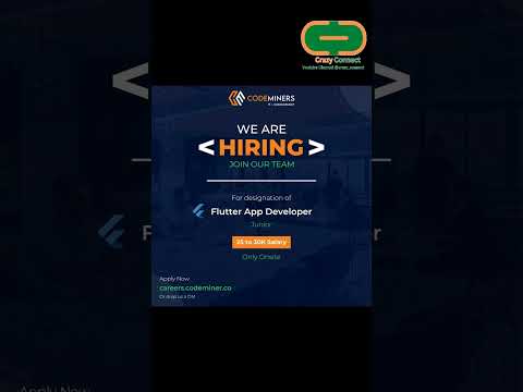 CideMiners hiring Flutter App Developer