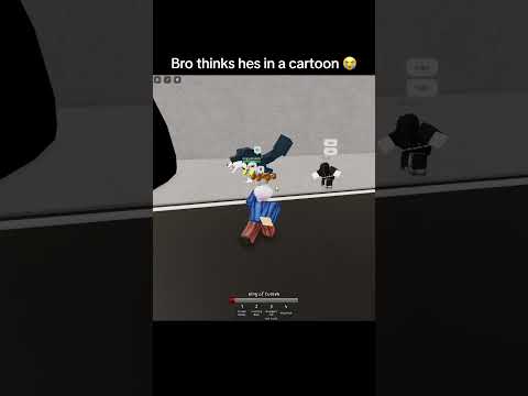 Bro thinks hes in a cartoon😭 #roblox #majjo #robloxjjk #foryou #jujutsushenanigans