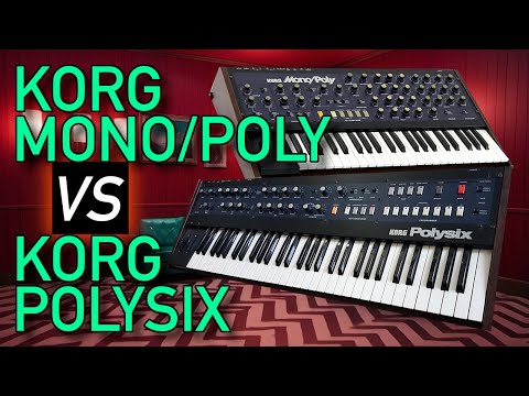 Korg Mono/Poly vs Korg Polysix - Vintage Analog Synth Showdown LIVE!