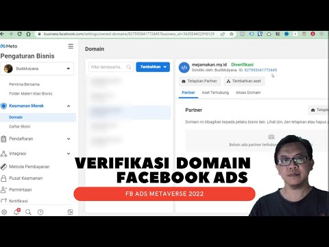 How to Verify Your Domain in Facebook Business Manager. (Cara Verifikasi domain di Bisnis Manajer FB