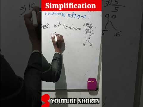 factorisation important questions #mathtricks #ytshorts