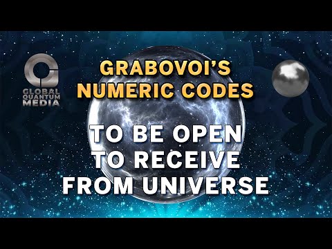 Grabovoi´s Numeric Code to be open to receive from universe