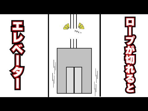 エレベーターが落下しないのはなぜ？仕組みを解説