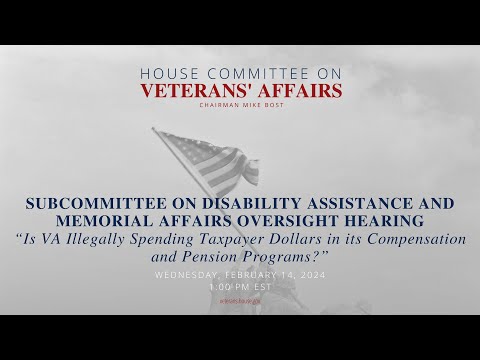 Subcommittee on Disability Assistance and Memorial Affairs Oversight Hearing