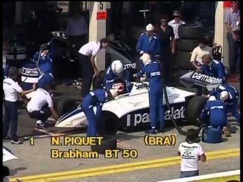 F1 1982 Pitstop Scene