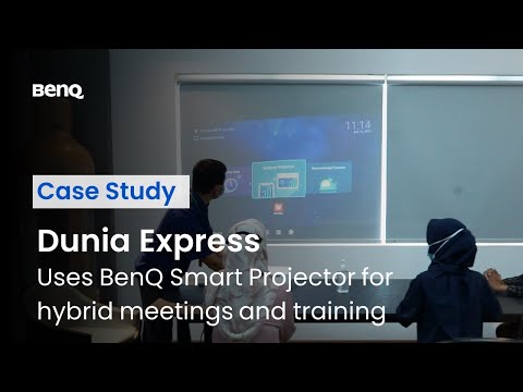 [Case Study] Dunia Express Uses BenQ Smart Projector for Hybrid Meetings and Training