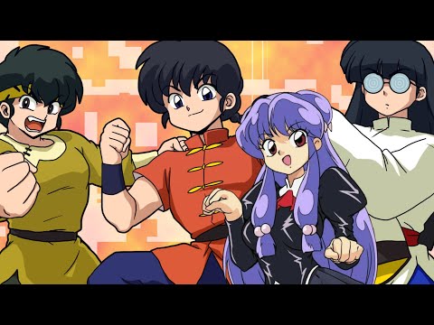 Ranma ½ • Anime Edit AMV • Team maldiciones de Jusenkyo • Escenas anime ▪︎ ranma vs Pantimedias Taro