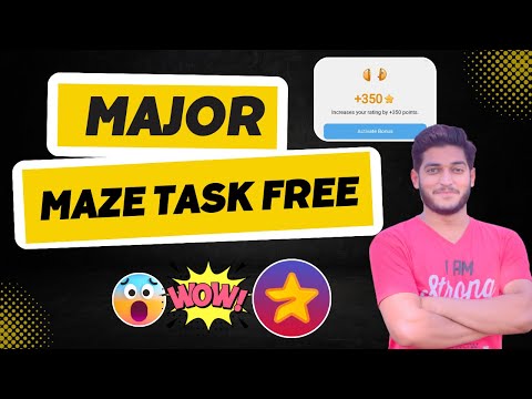 Major Telegram Airdrop Maze Game Play || Major Airdrop New Update