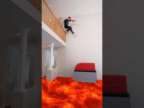 When the floor is ACTUALLY lava 😱🔥 part 4