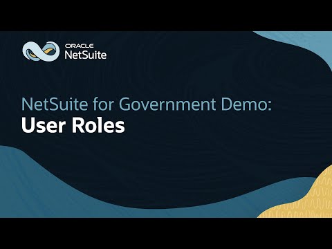 Managing User Roles in Oracle NetSuite for Government