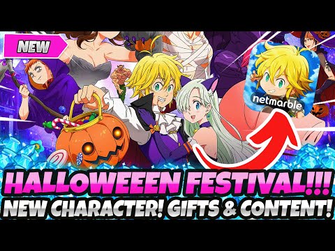 *NEW HALLOWEEN FESTIVAL!!! + NEW CHARACTER!* BIG NEW GIFTS, CONTENT & REWARDS! (7DS Idle Adventure