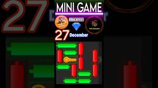 27th December Puzzle Game Trick, Hamster Kombat Easy steps #hamsterkombat #puzzle #blockchaingames