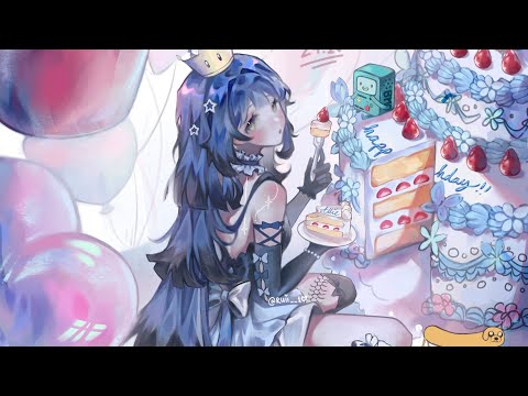 🍰 Drawing my birthday art!!【Procreate Speedpaint】