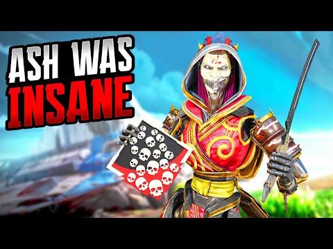 INSANE ASH 24 KILLS AND 5400 DAMAGE (Apex Legends Gameplay)