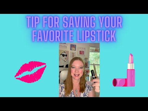 Tip for Saving Your Favorite Lipstick! #lipstick #lipstickhacks #lipsticklover #lips #quicktip