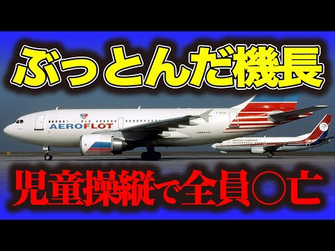 『アエロフロート航空593便墜落事故』なんで！？自動操縦を解除💦馬鹿げた理由で大墜落事故に…