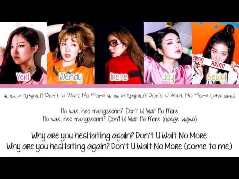 [Color Coded/Han/Eng/Rom] Red Velvet - Don't U Wait No More