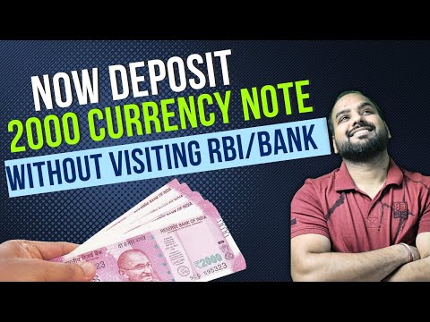 How to deposit 2000 currency note in Post office